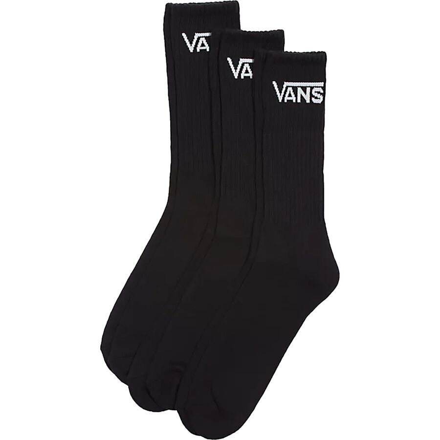 Vans Classic Crew Sock - 3-Pack - Women's Black