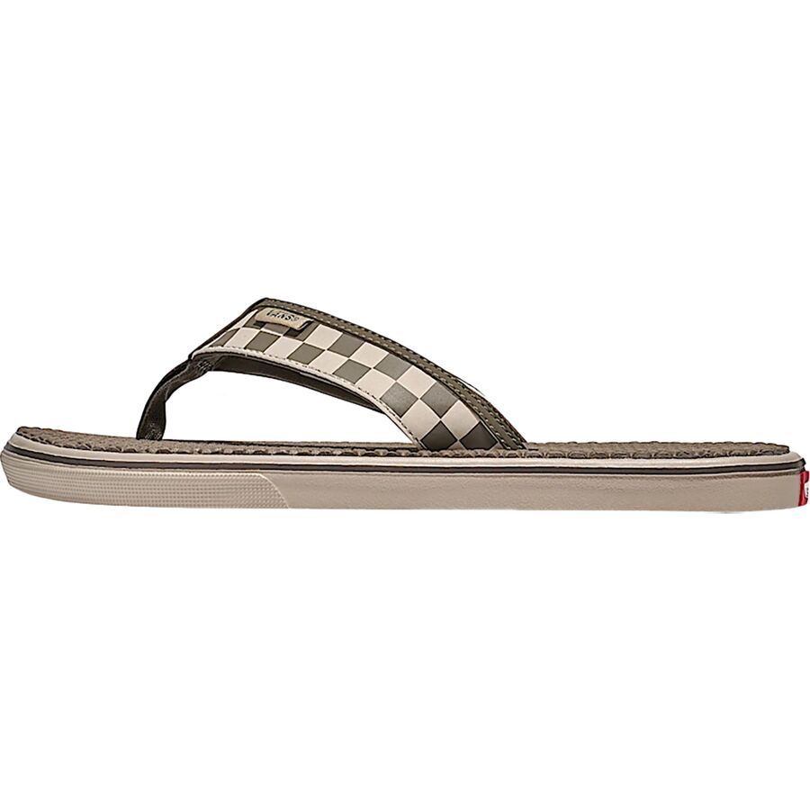 Vans LA Costa Lite Flip Flop - Men's Checkerboard Bungee Cord