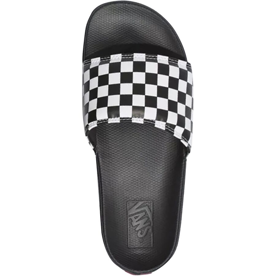Vans La Costa Slide-On Sandal - Men's (Checkerboard) True White/Black