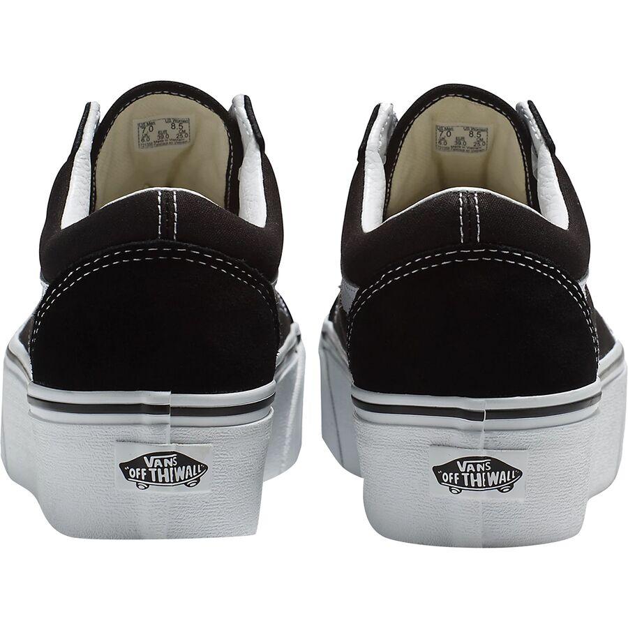 Vans Old Skool Stackform Shoe - Women's Black/True White