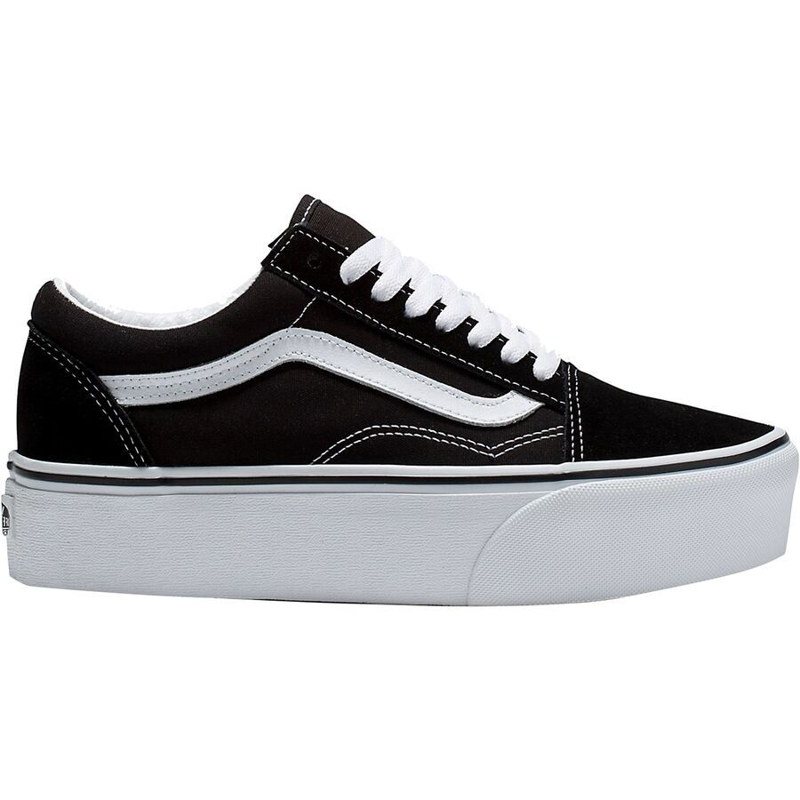Vans Old Skool Stackform Shoe - Women's Black/True White