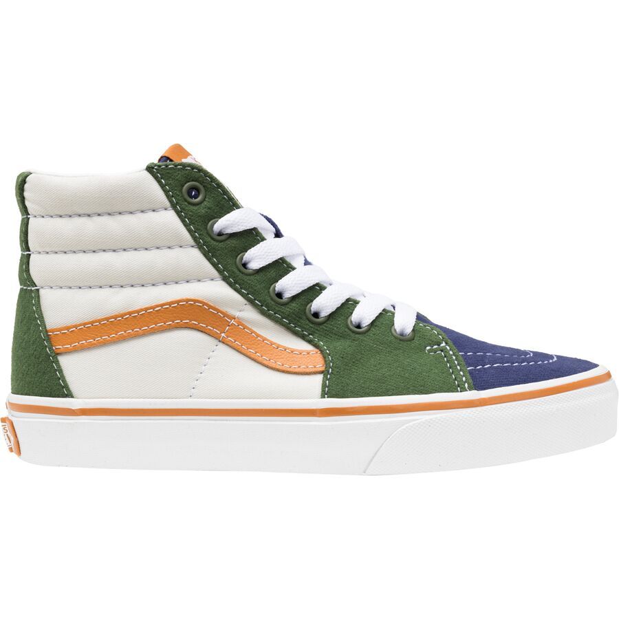 Vans Sk8-Hi Lace Skate Shoe - Kids' Multi/True White