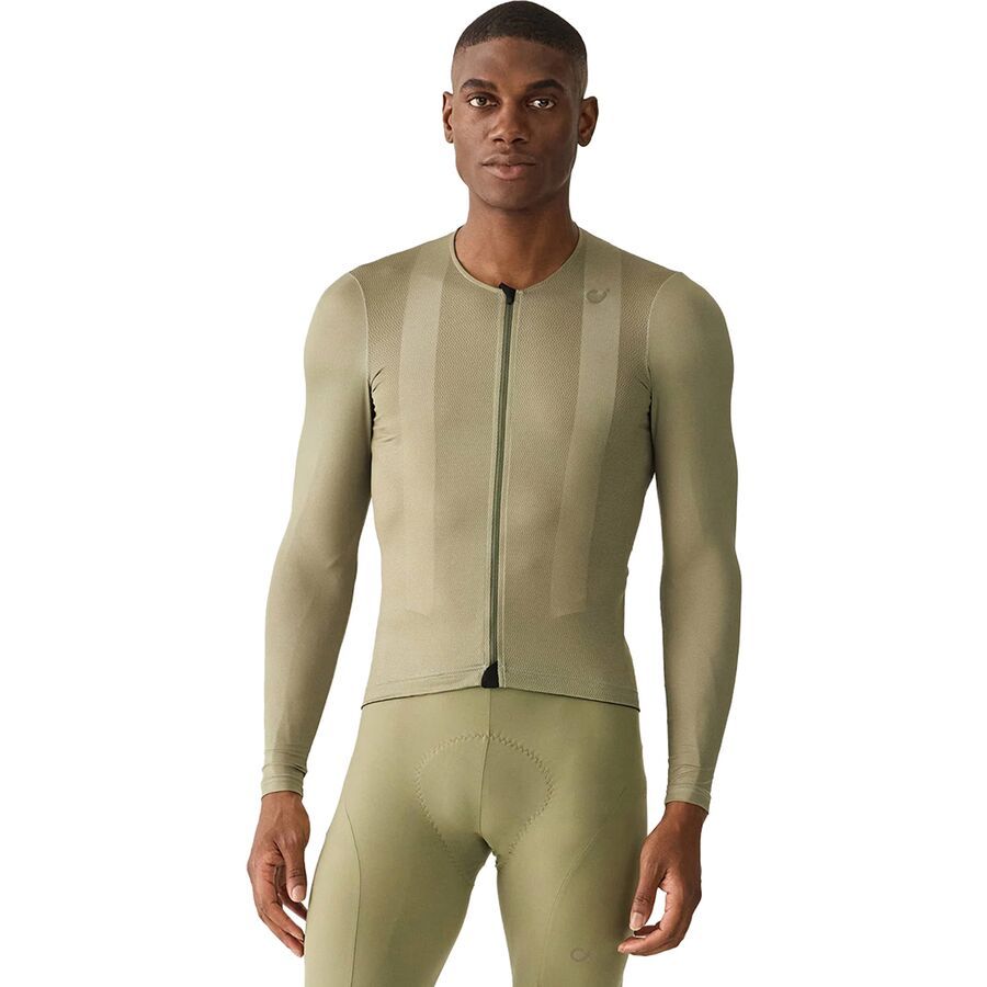 Velocio Ultralight Mesh Long-Sleeve Jersey - Men's Deep Lichen