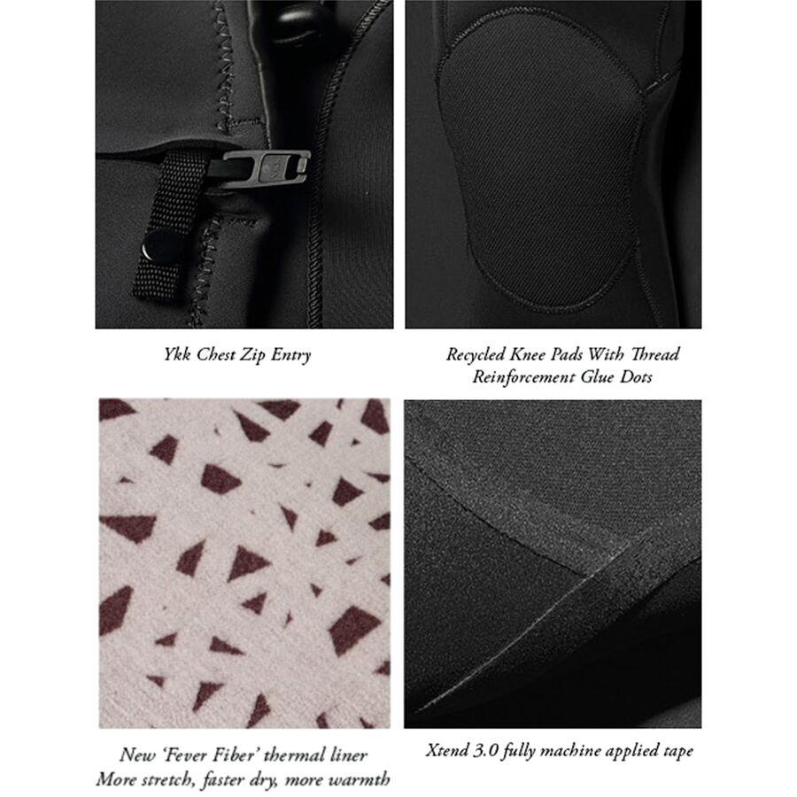 Vissla 7 Seas 3/2mm Full Chest Zip Wetsuit - Men's Covert