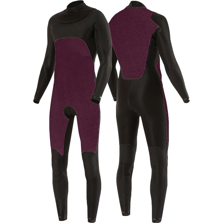 Vissla 7 Seas 4/3 Back-Zip Full Wetsuit - Men's Black