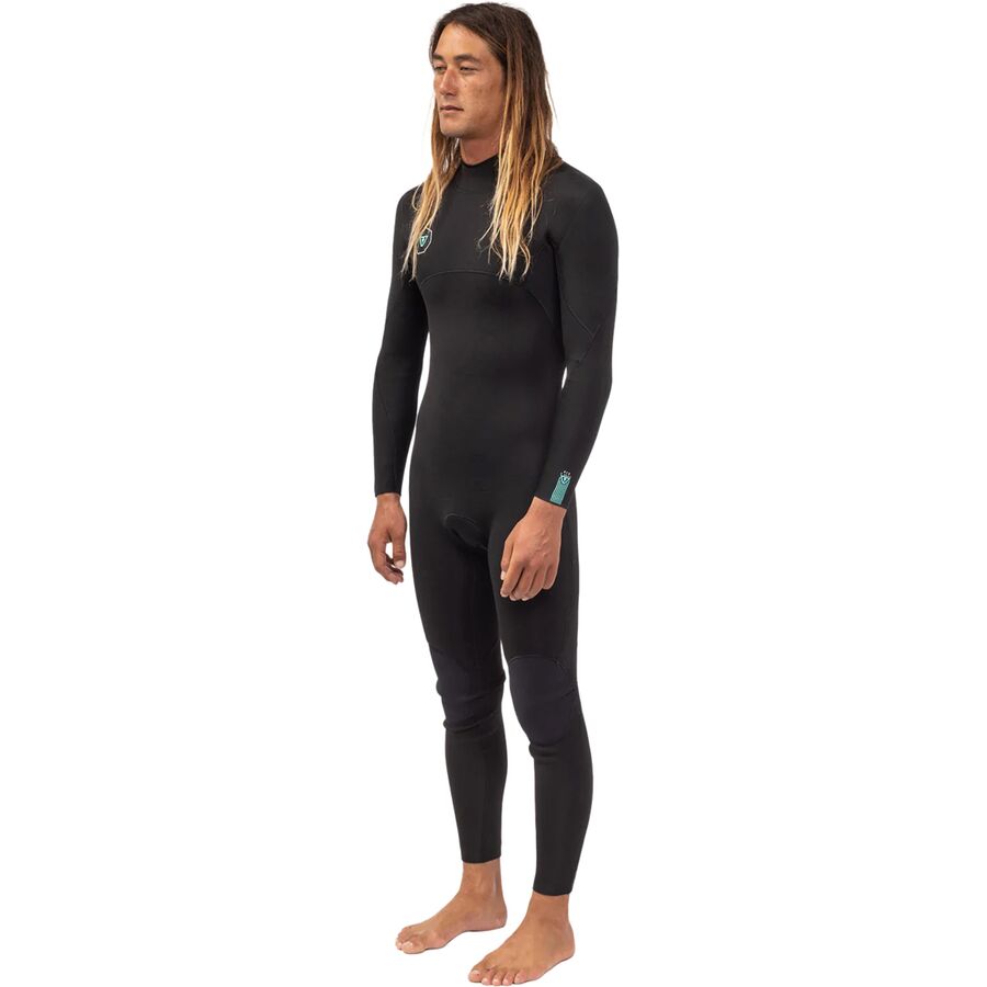 Vissla 7 Seas 4/3 Back-Zip Full Wetsuit - Men's Black