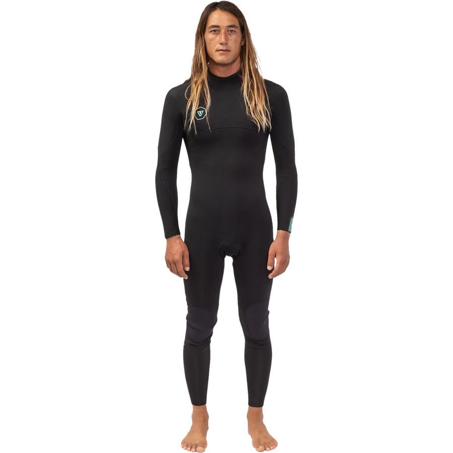 Vissla 7 Seas 4/3 Back-Zip Full Wetsuit - Men's Black