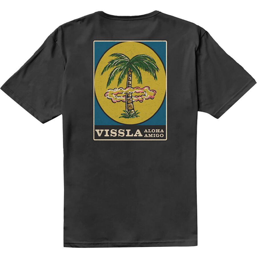 Vissla Atomic Palms Organic T-Shirt - Men's Phantom