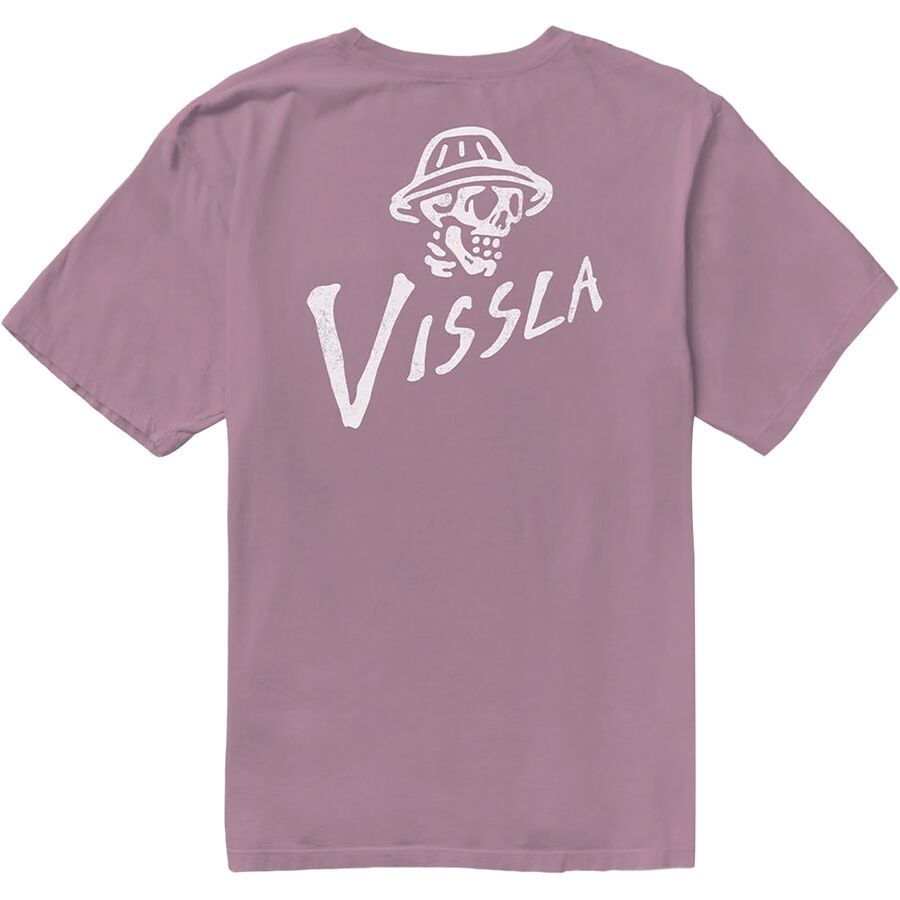 Vissla Brain Bucket Premium Organic PKT T-Shirt - Men's Plum