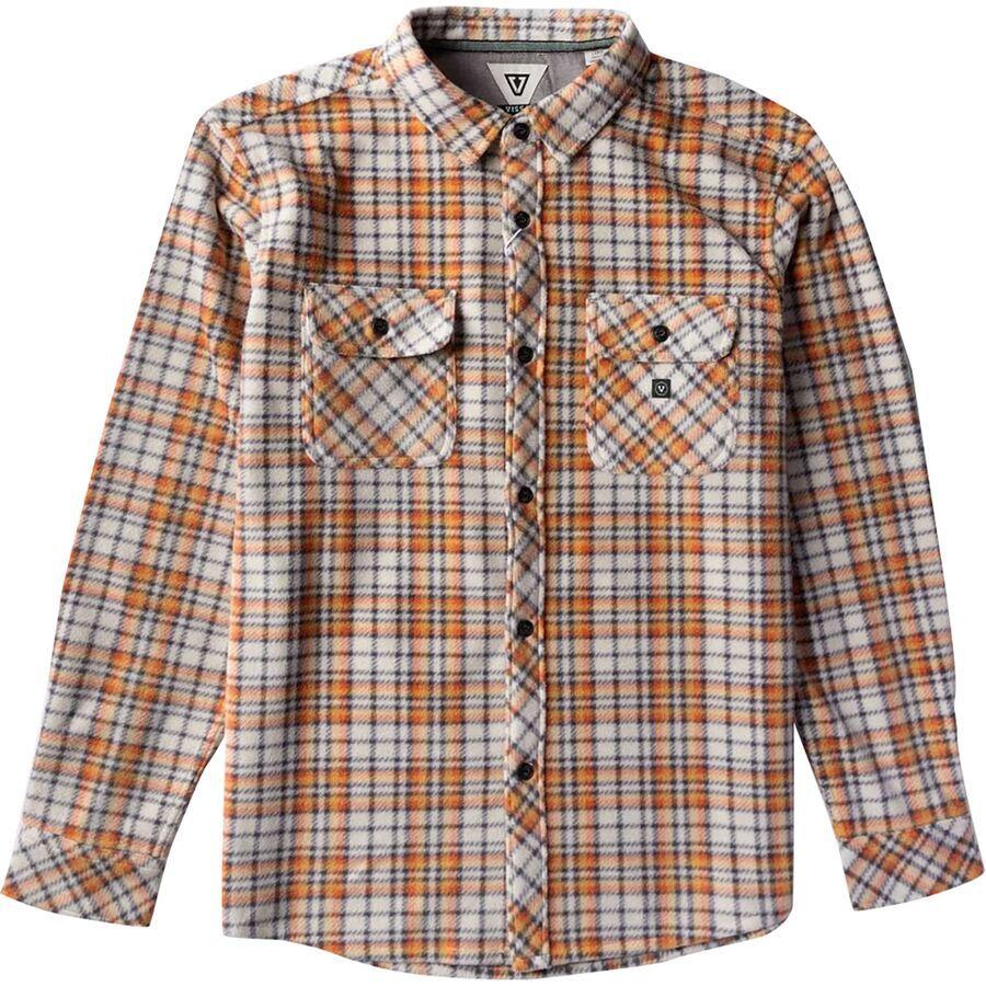 Vissla Eco-Zy Polar Flannel Shirt - Men's Burnt Orange