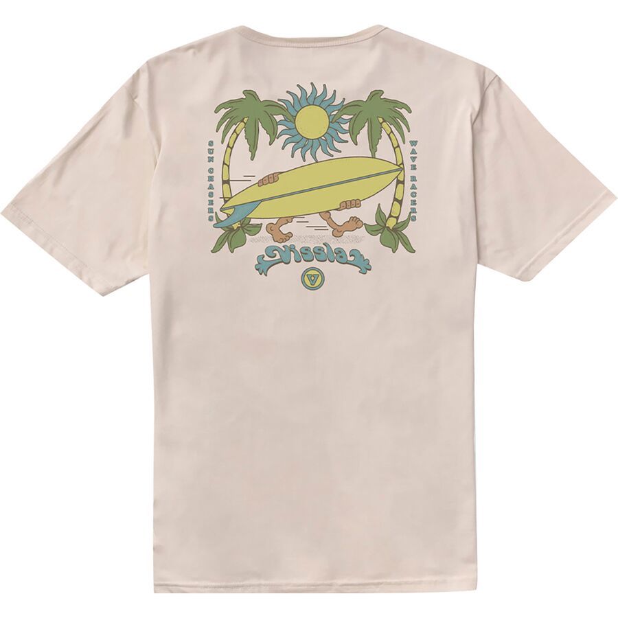 Vissla Out There Organic T-Shirt - Men's Bone