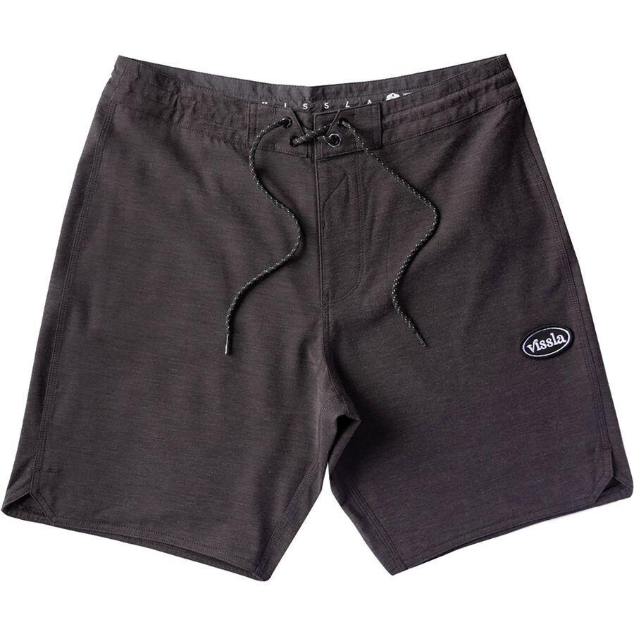 Vissla Solid Sets 18.5in Boardshort 2.0 - Men's Black