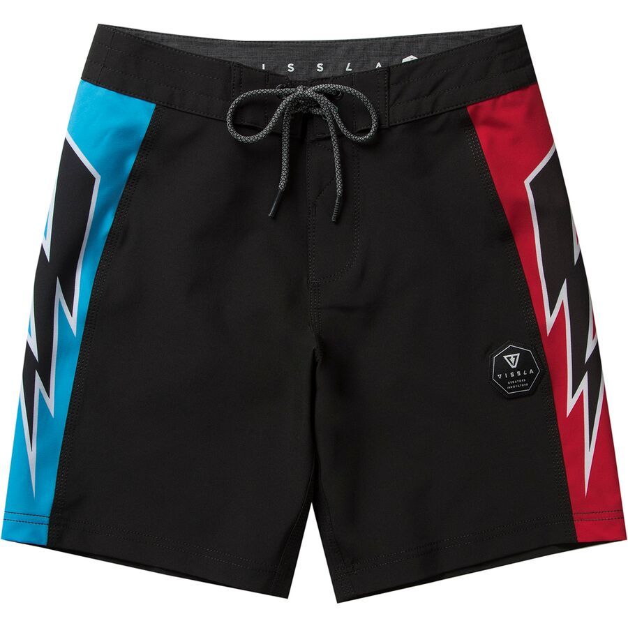 Vissla Trimline Bolt 17in Boardshort - Boys' Phantom
