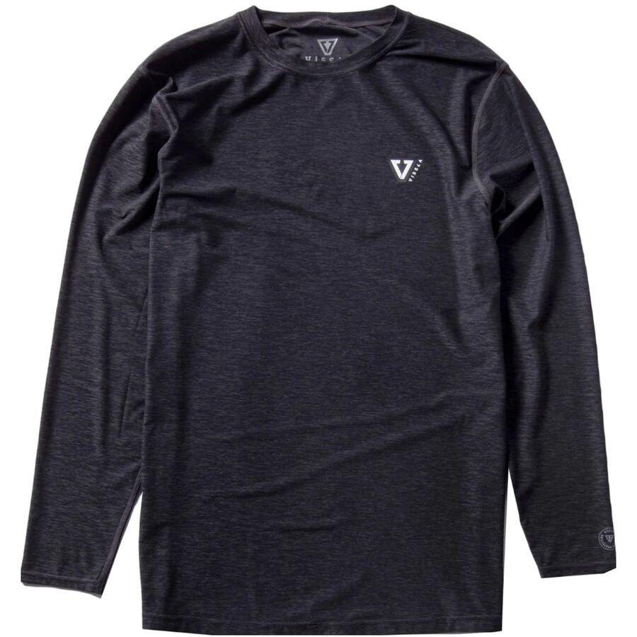 Vissla Twisted Eco Long-Sleeve Shirt - Men's Black Heather