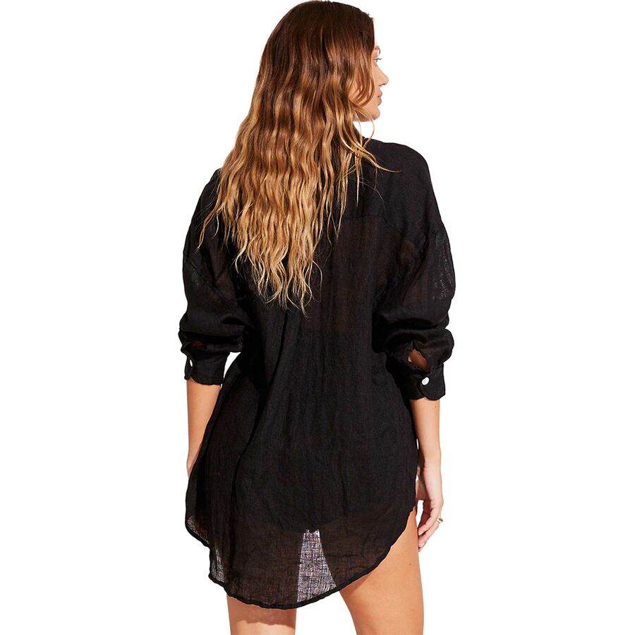 Vitamin A Playa Boyfriend Shirt - Women's Black