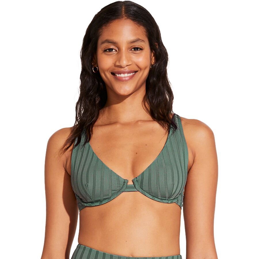Vitamin A Rossi Halter Underwire Top - Women's Aloe SuperRib