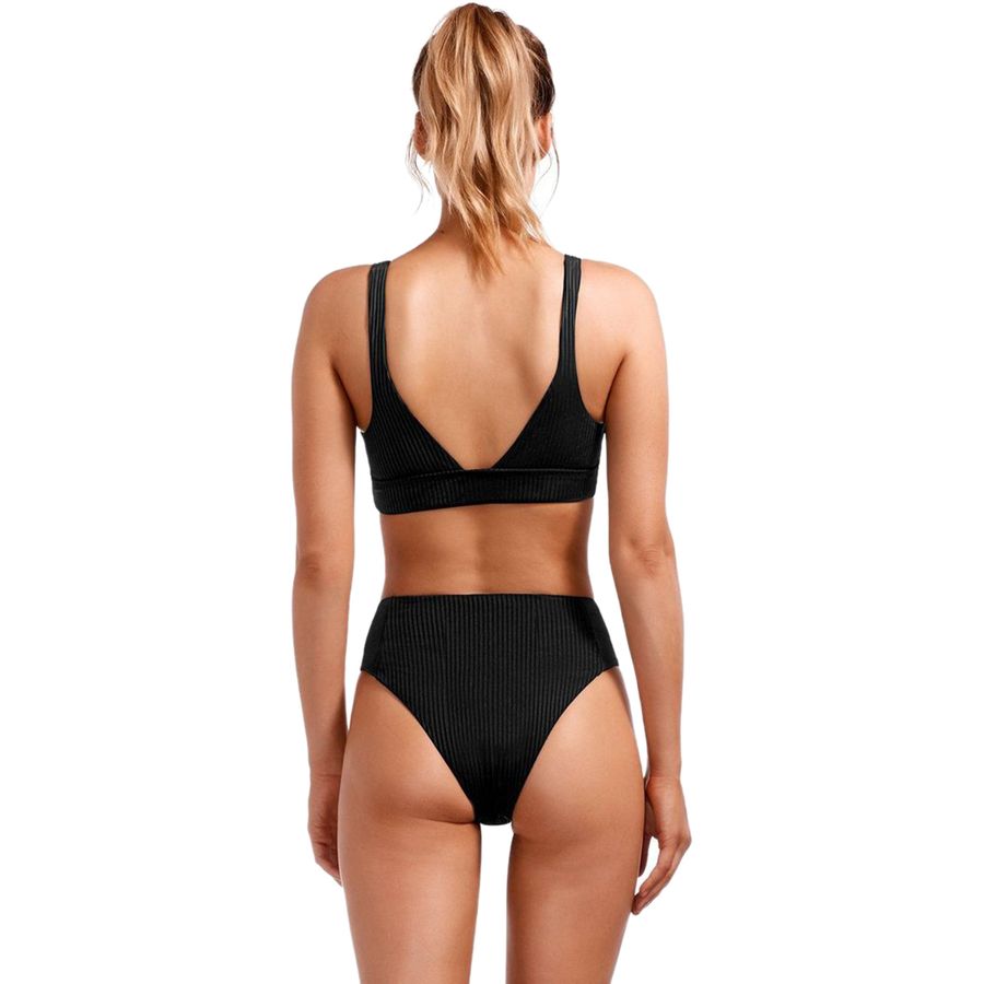 Vitamin A Sienna Tank Bikini Top - Women's Black EcoRib