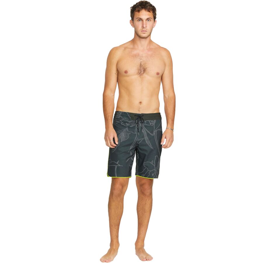 Volcom Mister Fib Scallop Stoney 19 Short - Men's Stealth