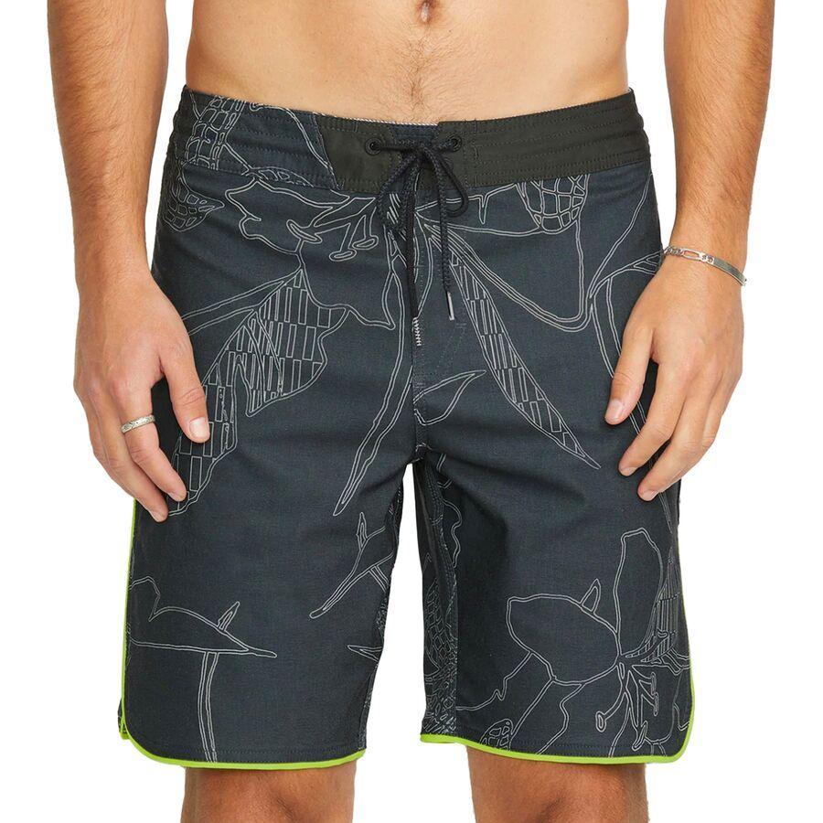 Volcom Mister Fib Scallop Stoney 19 Short - Men's Stealth