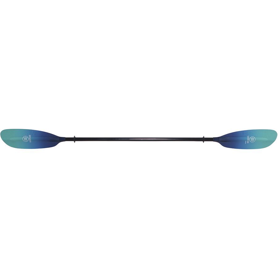 Werner Camano Fiberglass 2-Piece Paddle - Straight Shaft Gradient Abyss