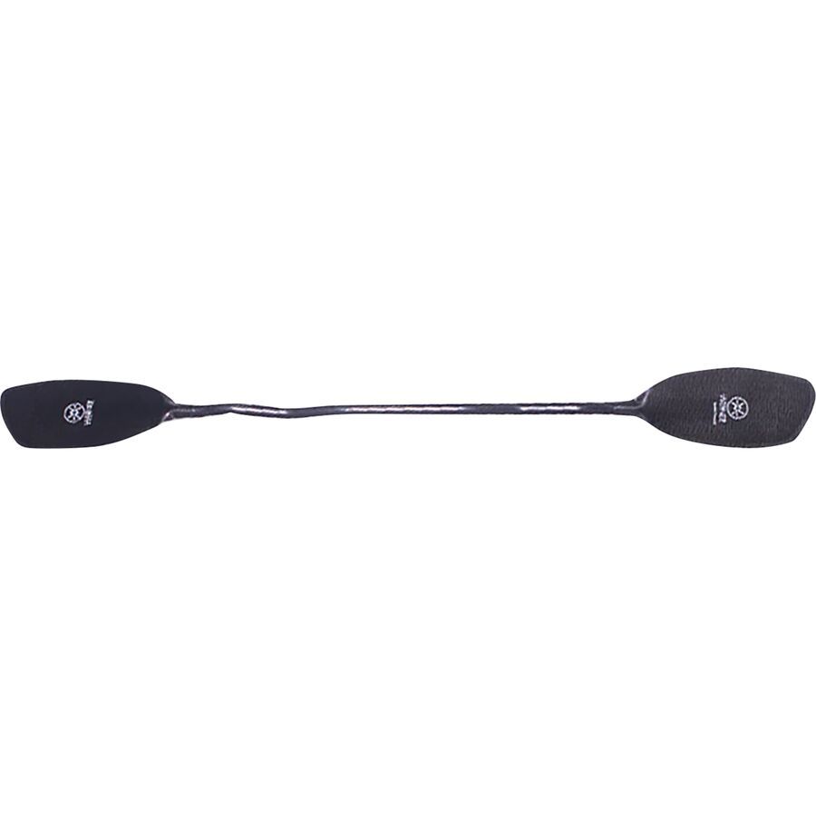 Werner Double Diamond Carbon Paddle - Bent Shaft Black