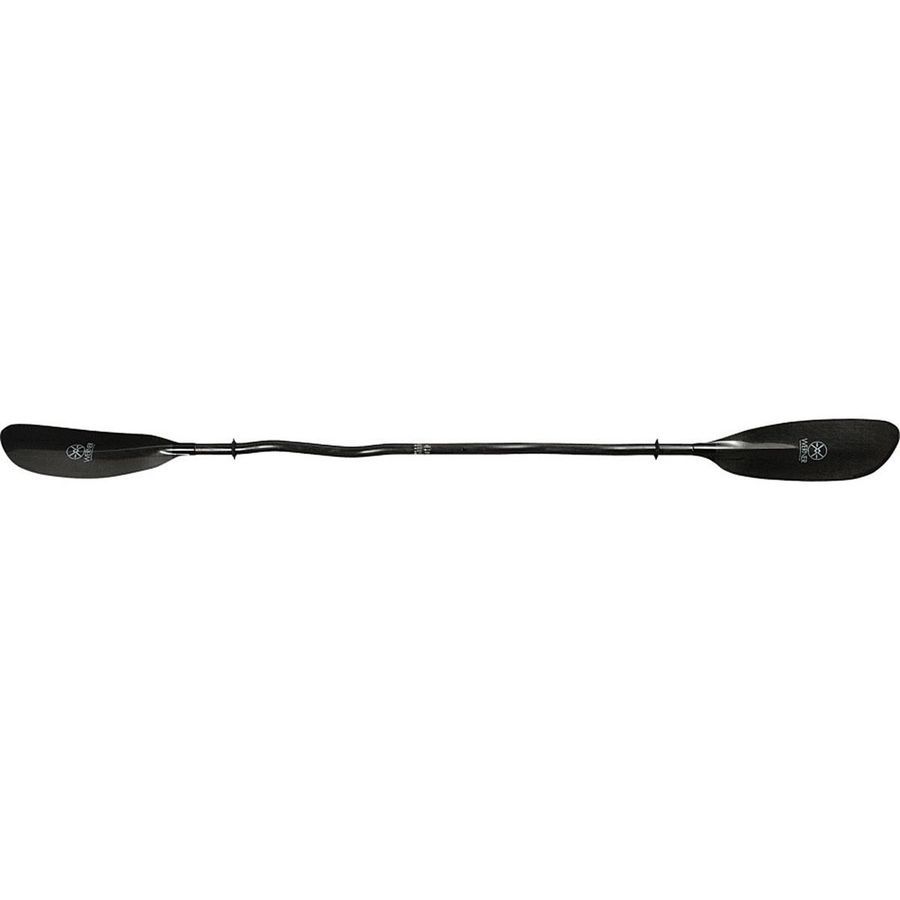 Werner Kalliste 2-Piece Carbon Paddle - Bent Shaft Black