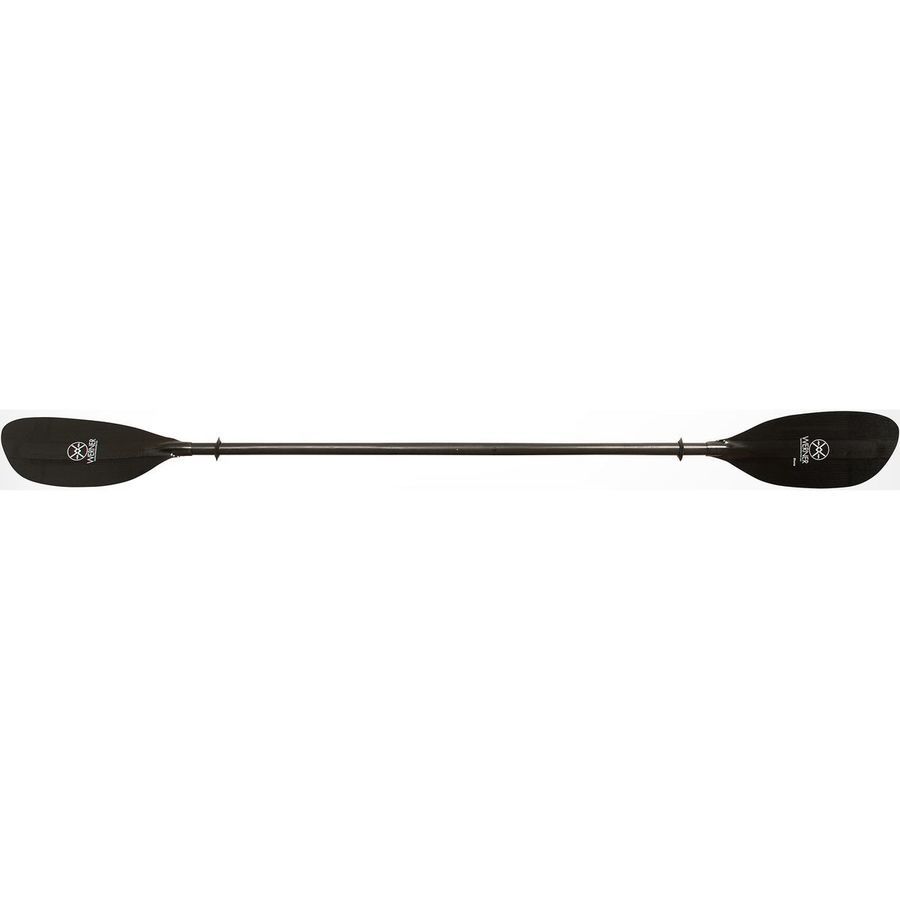 Werner Shuna Carbon 2-Piece Paddle - Straight Shaft Black