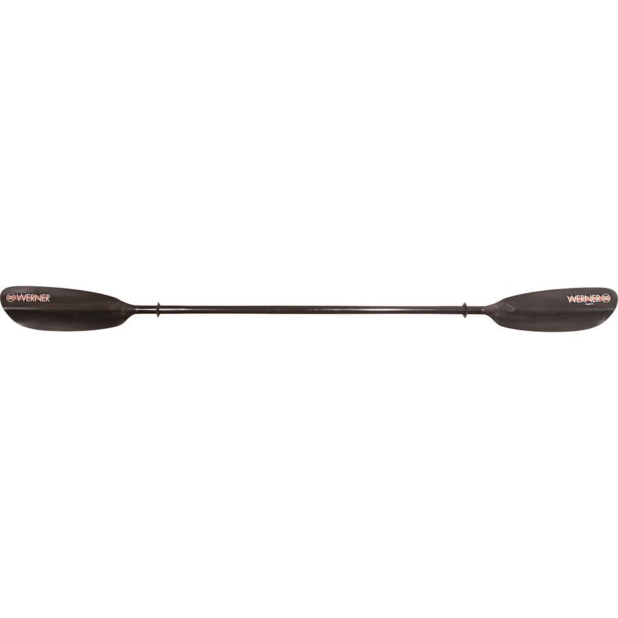 Werner Skagit CF 2-Piece Paddle - Straight Shaft Black