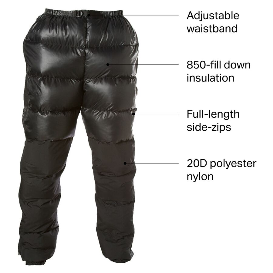 Western Mountaineering Flight Down Pant - Men's Black