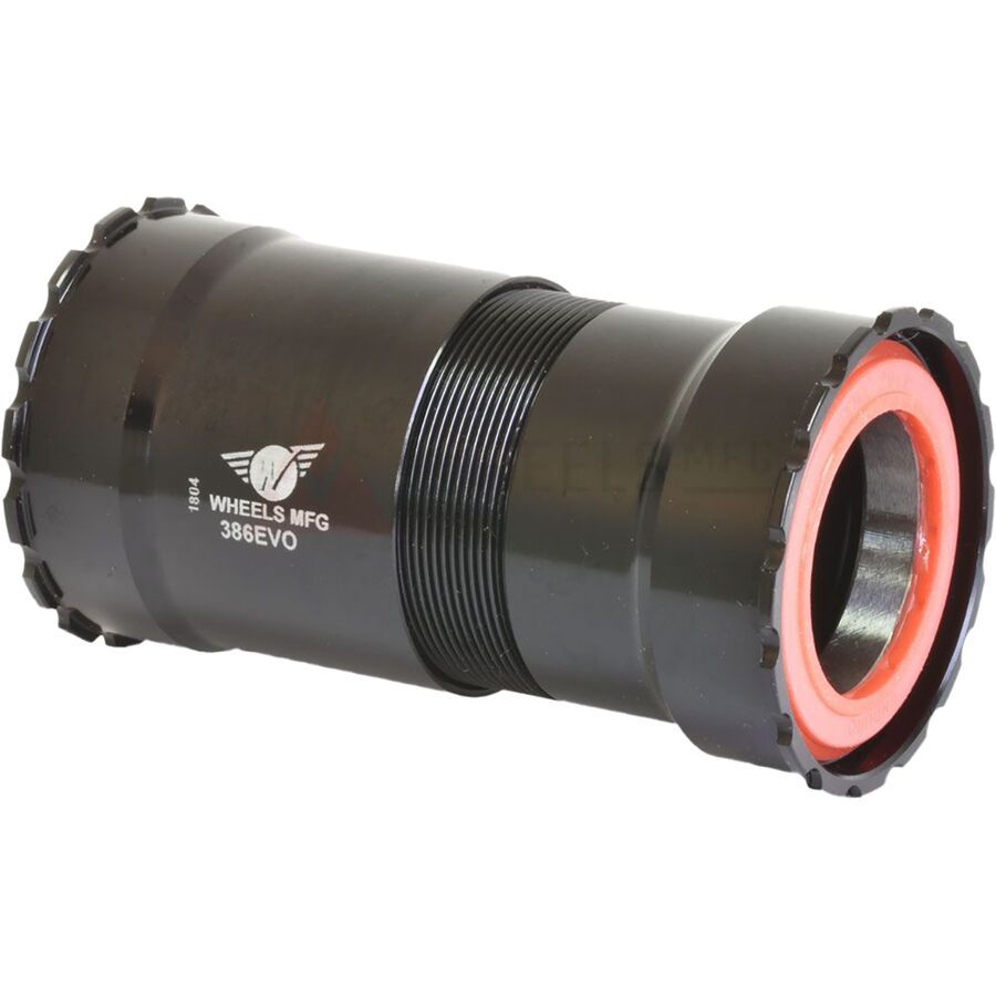 Wheels Mfg 386EVO DUB Thread-Together Bottom Bracket - ABEC-3 Bearing Black