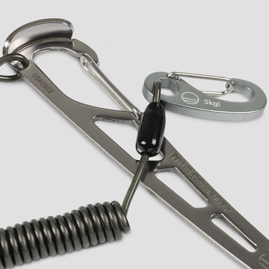 Wild Country Pro-Key Nut Tool + Leash Silver