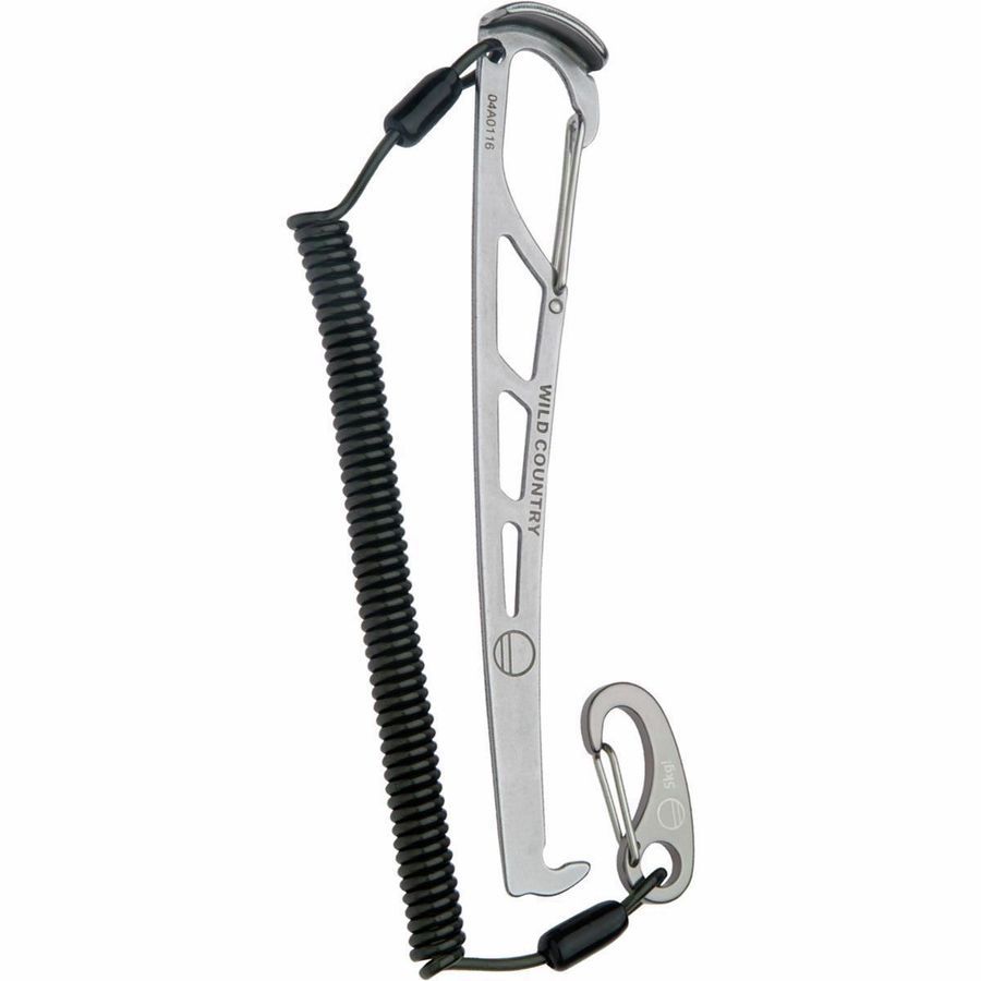 Wild Country Pro-Key Nut Tool + Leash Silver
