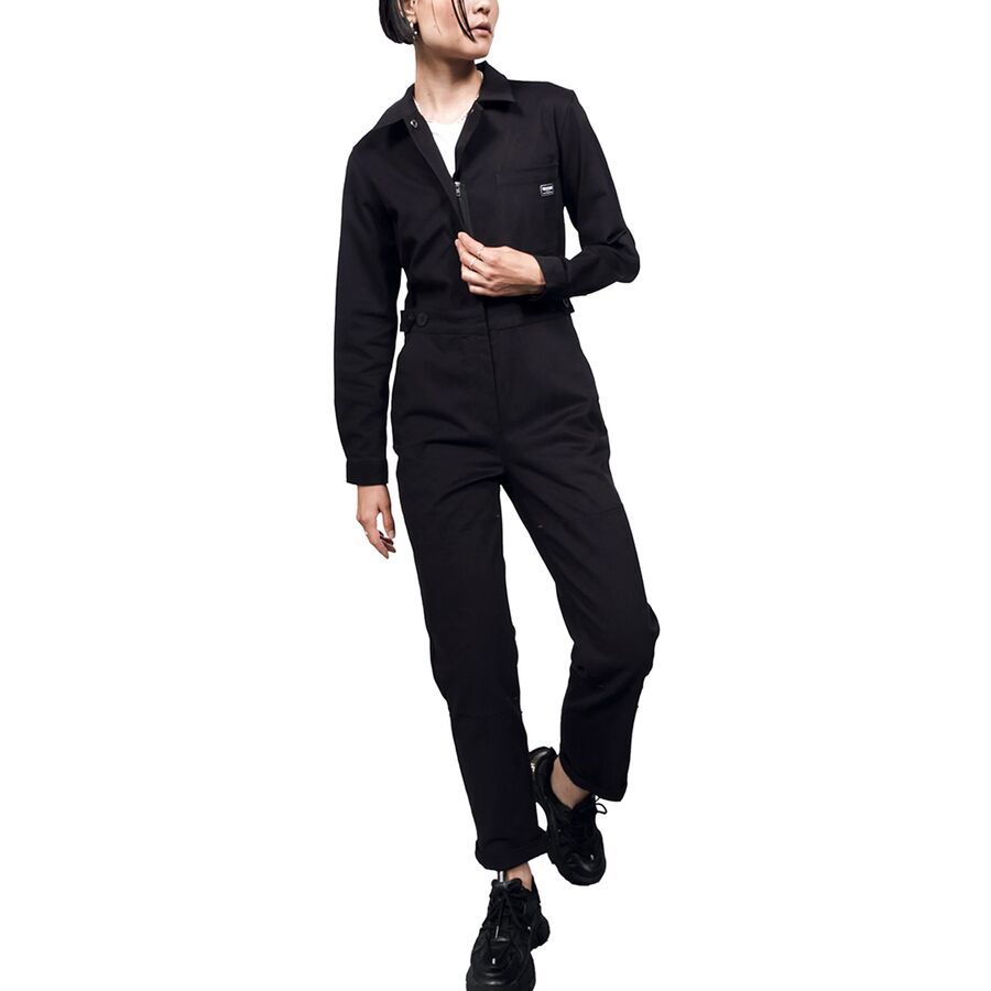 Wildfang The Essential Long-Sleeve High Waisted Coverall Black