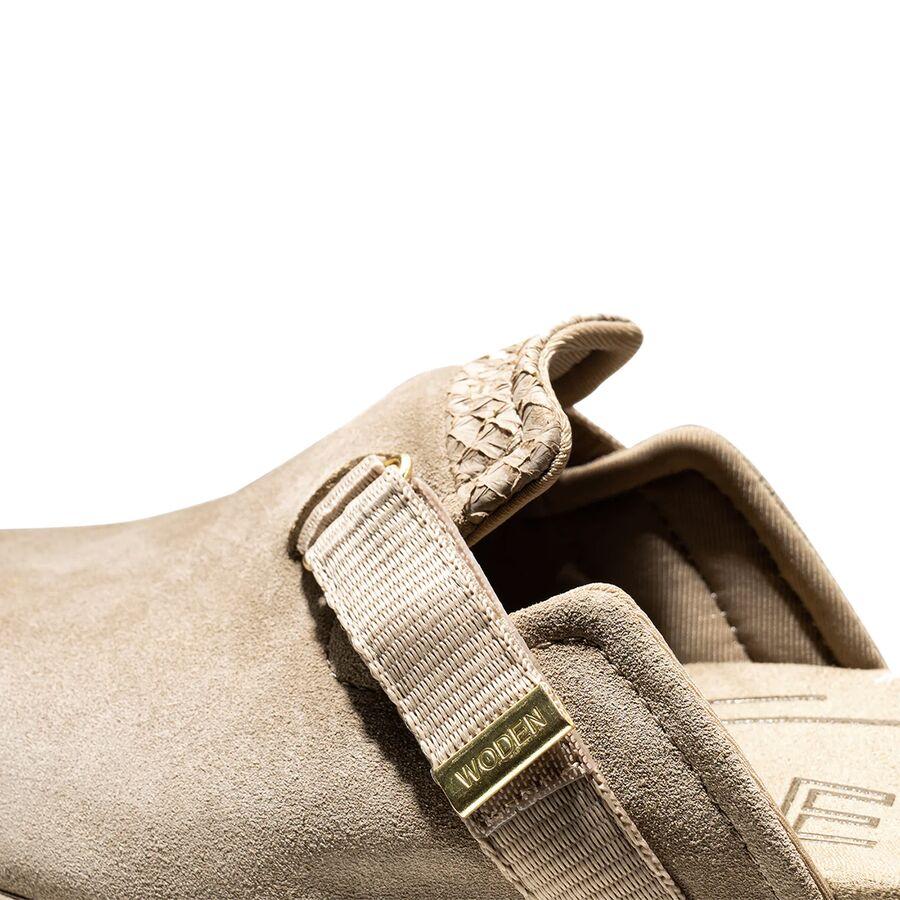 Woden Vega Suede Clog - Women's Silver Mink