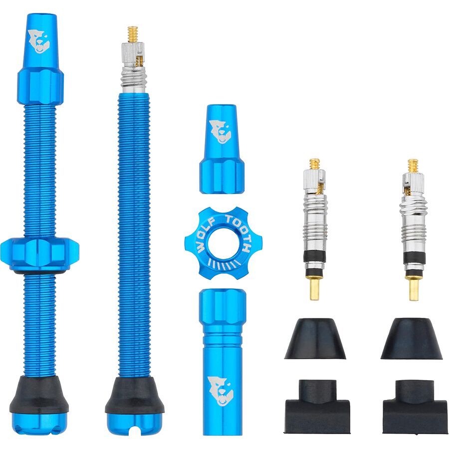 Wolf Tooth Components Tubeless Valve Stems Blue