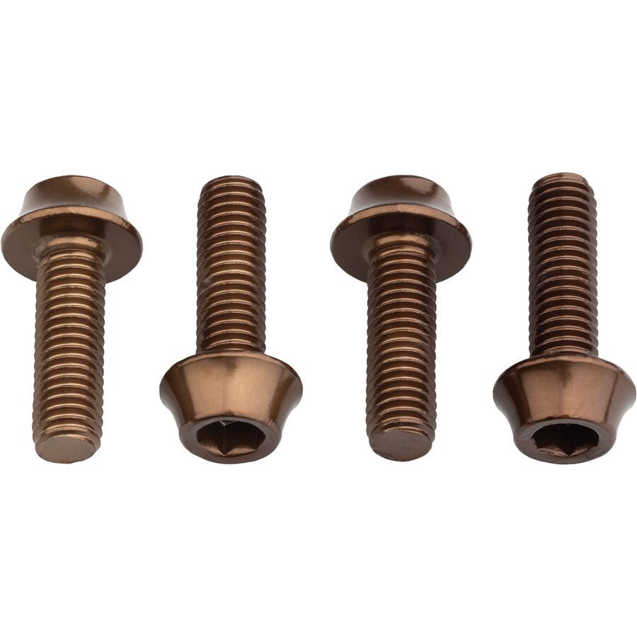 Wolf Tooth Components Water Bottle Cage Bolts - Limited Edition Espresso