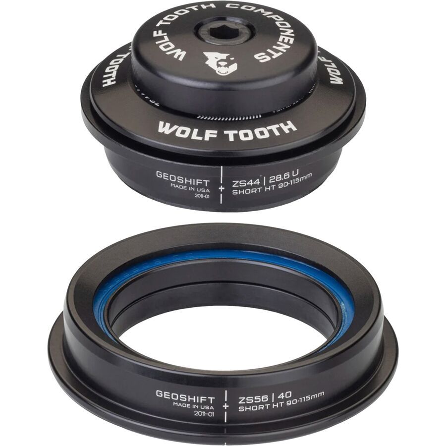 Wolf Tooth Components ZS44 Upper ZS56 Lower GeoShift Angle Headset