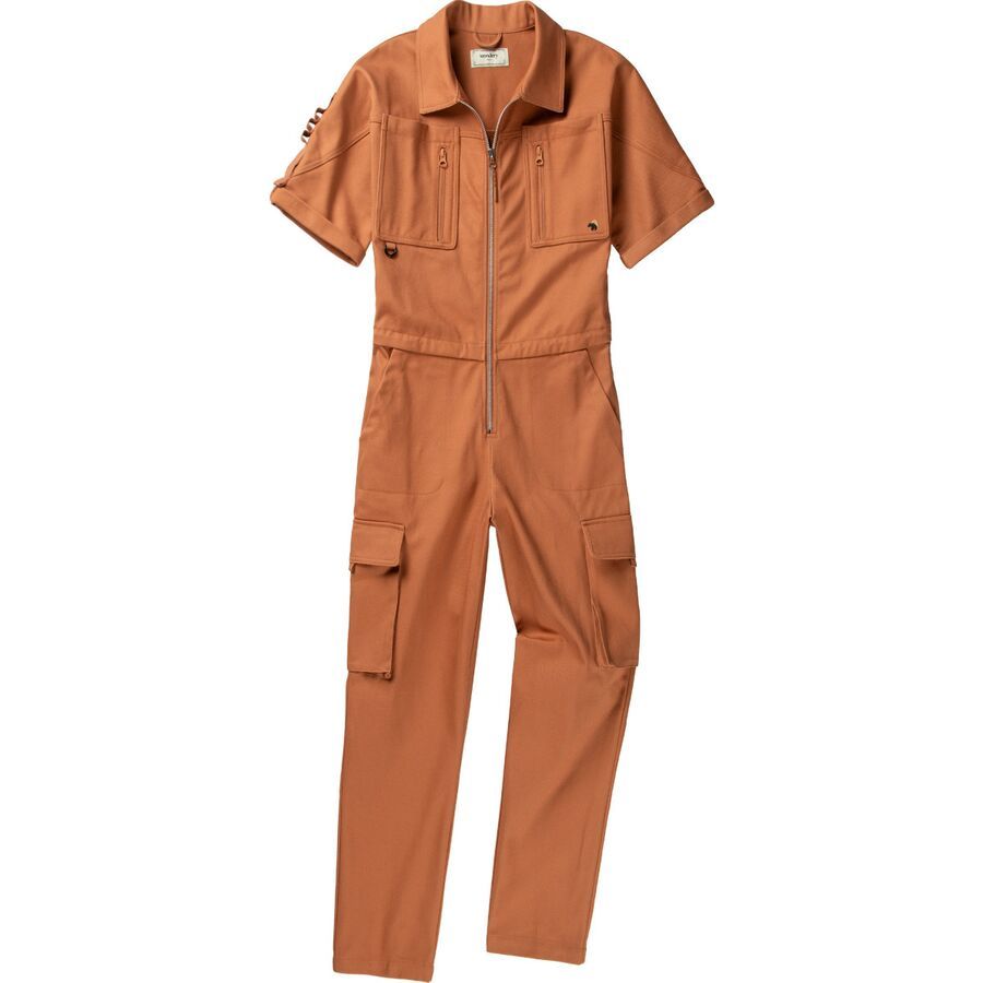 Wondery Juniper Camp Jumpsuit - Women's Coral