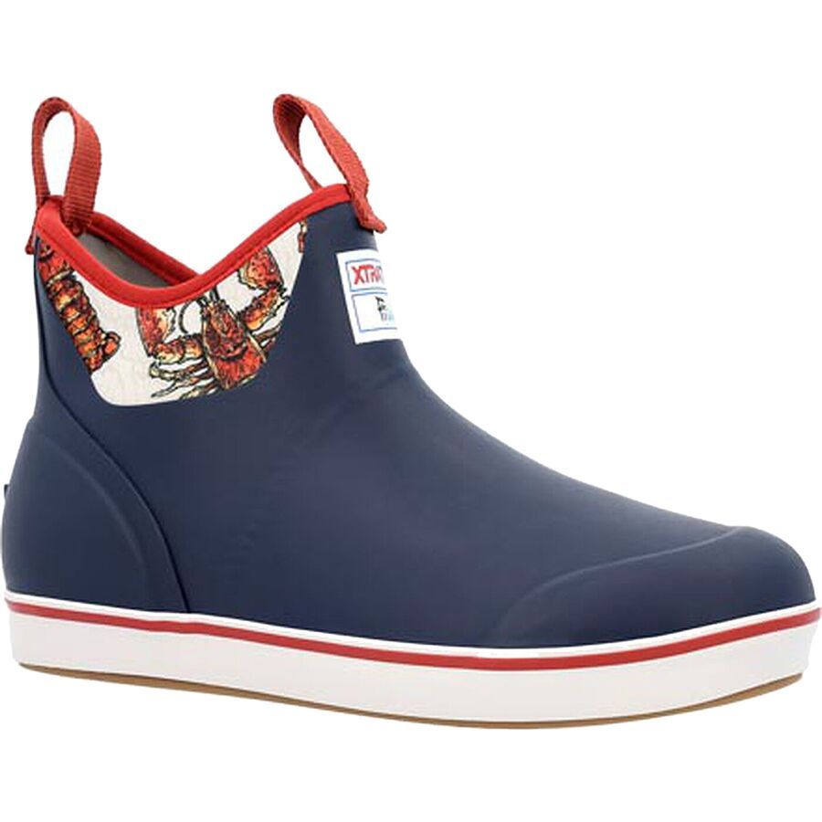 Xtratuf Fishe Wear Ankle Deck 6in Boot - Women's Navy/Lobster