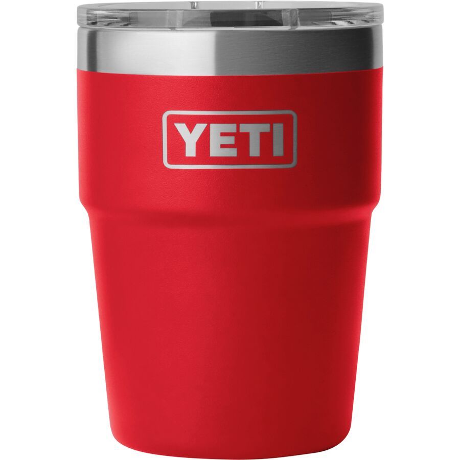 YETI Rambler 16oz Stackable Pint + Magslider Lid Rescue Red