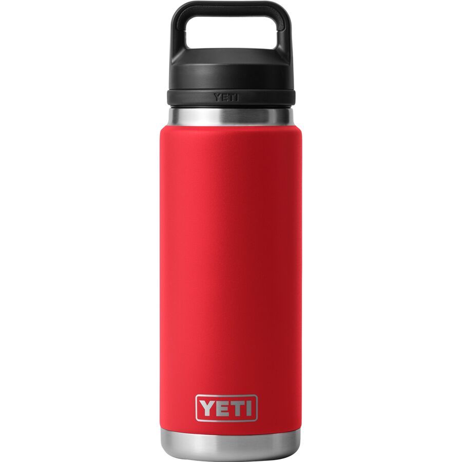 YETI Rambler 26oz Chug Water Bottle Rescue Red