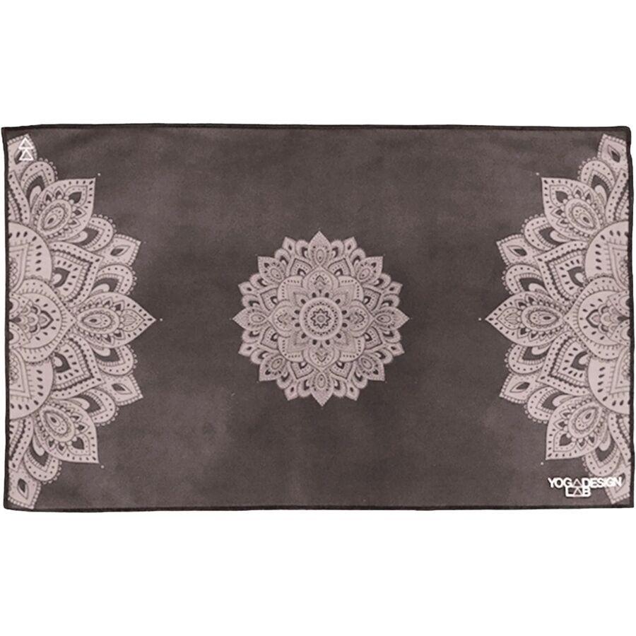 Yoga Design Lab Hand Yoga Towel Mandala Black