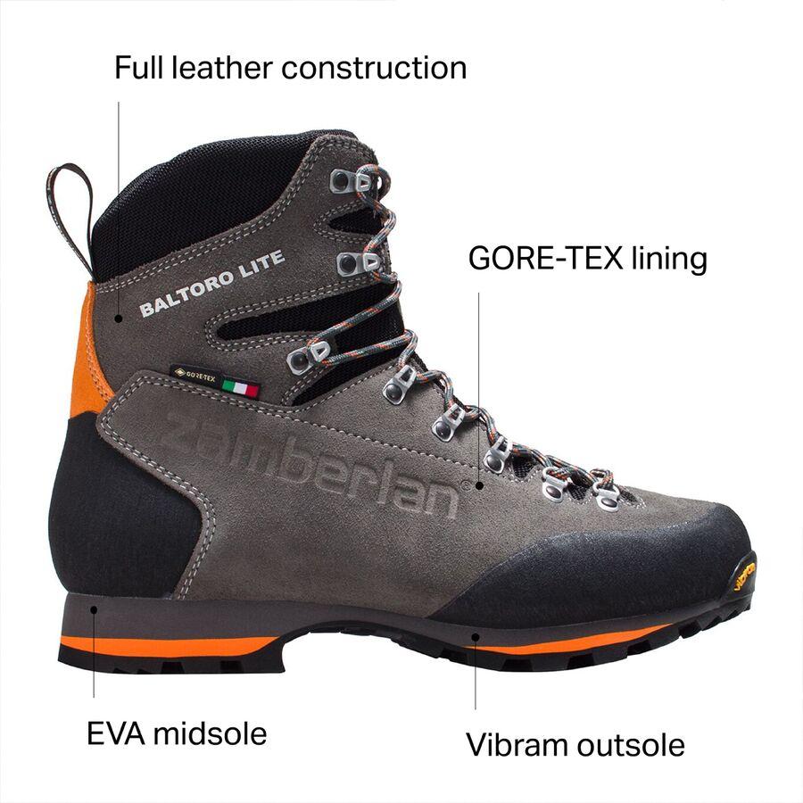 Zamberlan Baltoro Lite GTX Backpacking Boot - Men's Graphite/Black