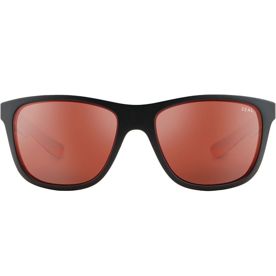 Zeal Radium Polarized Sunglasses Matte Black/Rose